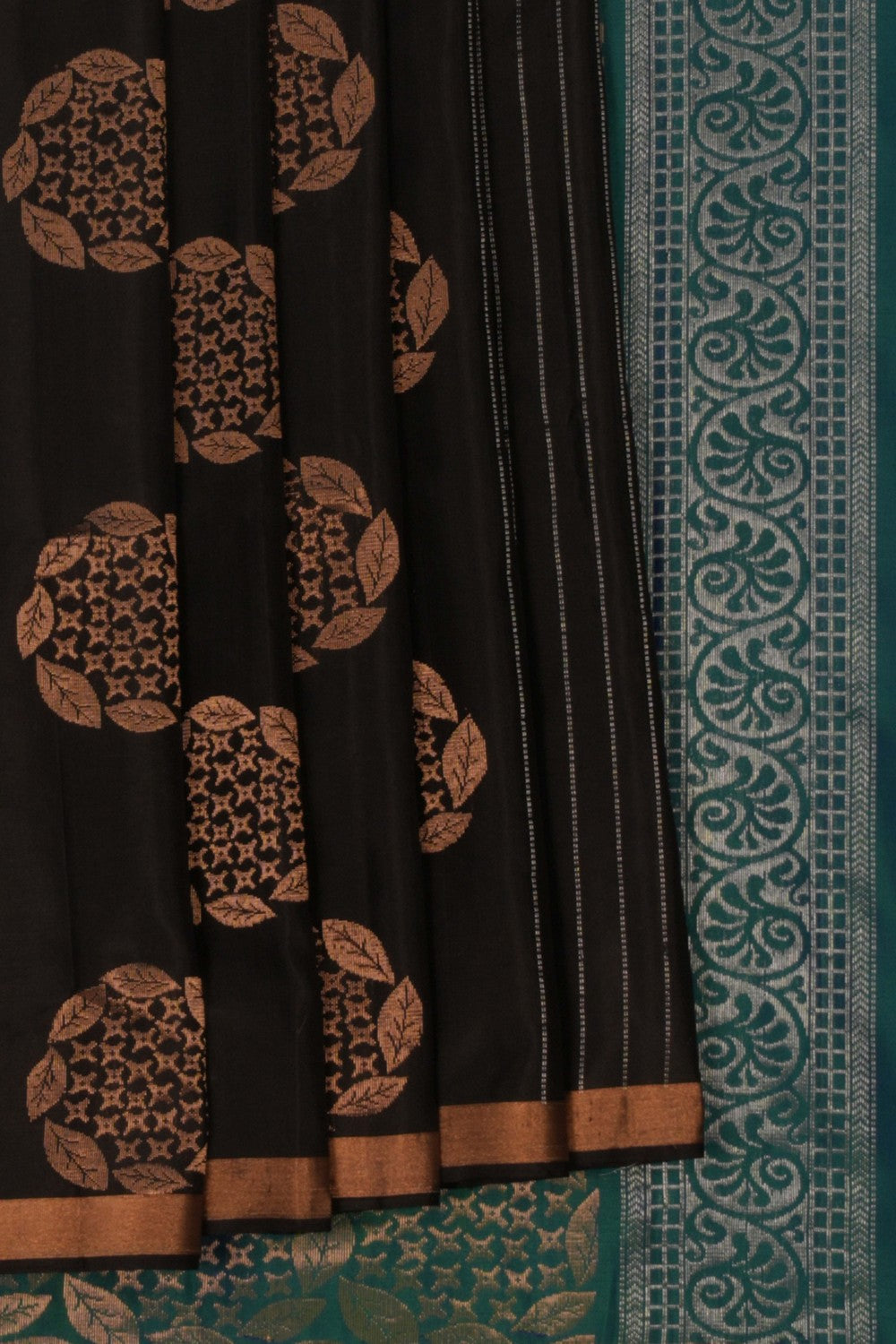 Image of South Silk Black Saree